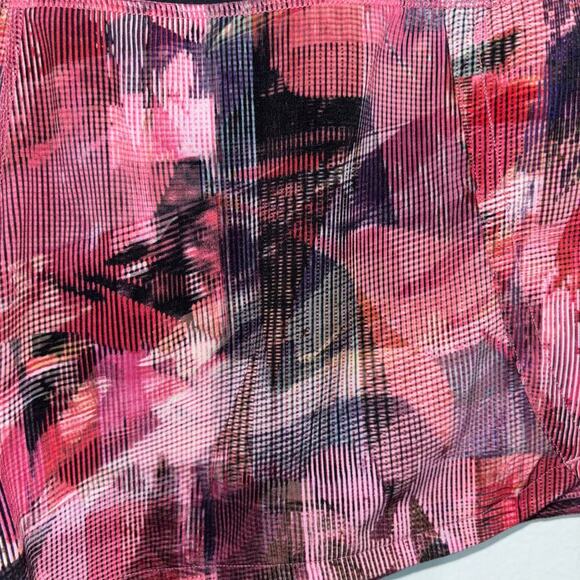 Lululemon Run Times Short II 4" - Sun Dazed Multi Pink / Black | Size 4 - Picture 8 of 11